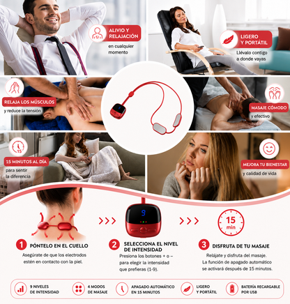 Masajeador Cervical Inteligente con Calor