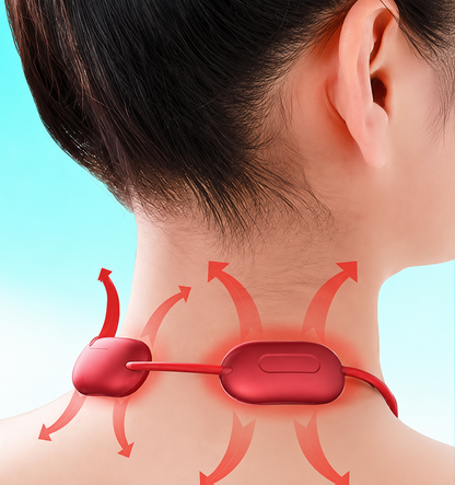 Masajeador Cervical Inteligente con Calor — Relaja Cuello y Hombros Sin Usar las Manos